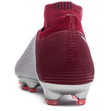 Nike Phantom Vision Elite DF FG Firm Ground Men's Soccer Cleats - Rising Fire/Red/Dark Grey/Bright Crimson