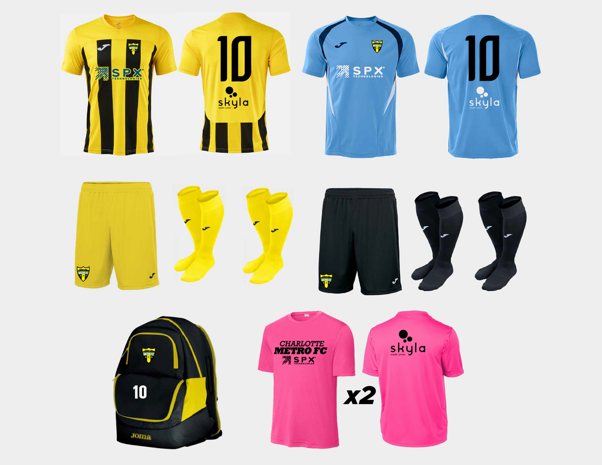 Charlotte Metro FC Academy Kit - 26/28 $ 222.75