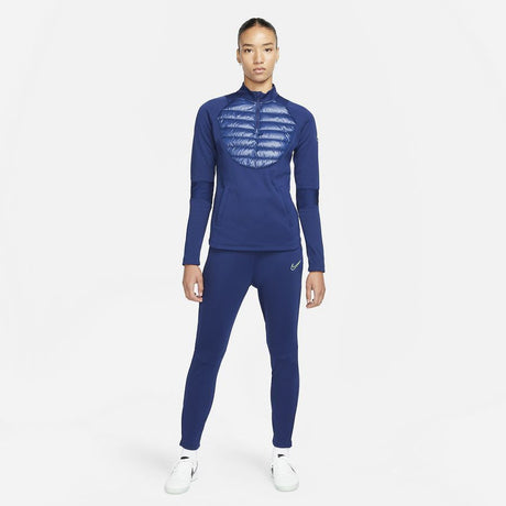 Camiseta de fútbol para mujer Nike Therma-FIT Academy Winter Warrior - Blue Void/Volt
