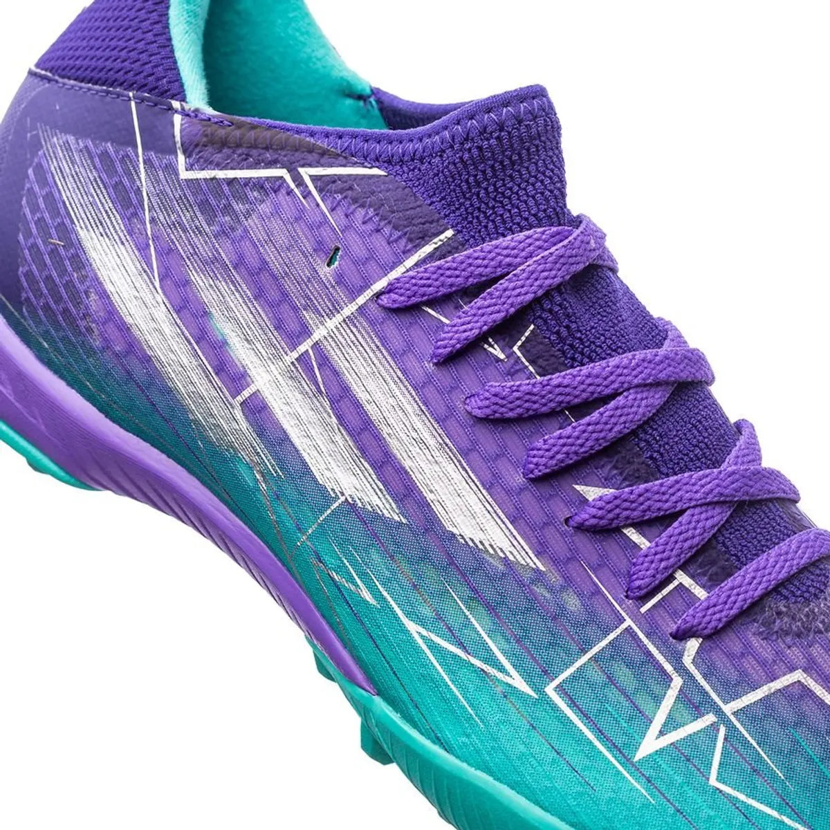 adidas X Speedflow .3 TF Morado intenso/Plata metalizado/Menta intensa