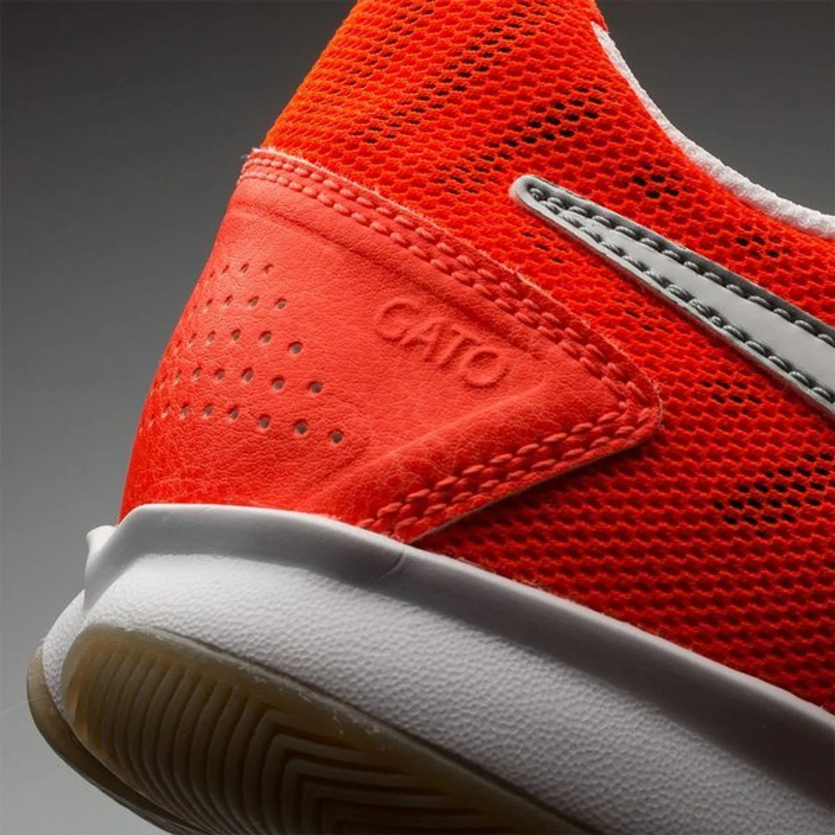 Zapatillas de fútbol sala Nike Gato II - Carmesí/Blanco