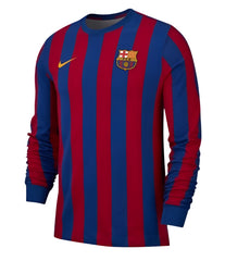 Nike Barcelona Long Sleeve Retro Tee Deep Royal/Red