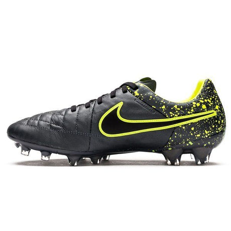 Nike Tiempo Legend V FG Soccer Cleatsh- Anthracite/Volt