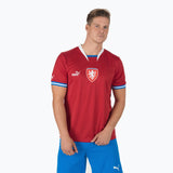 PUMA Men's Czech Republic Home Jersey 22 - Red/White