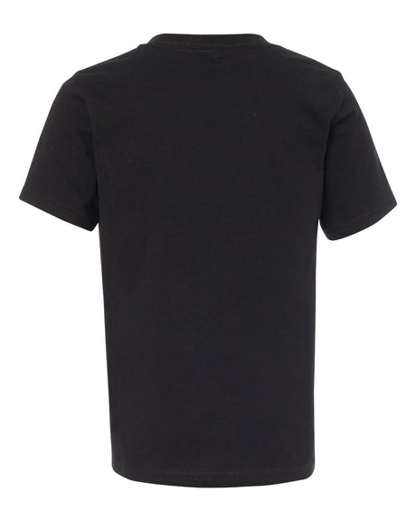 Next Level Youth Cotton Crew T-Shirt - Black