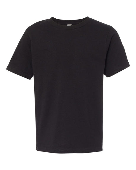 Next Level Youth Cotton Crew T-Shirt - Black