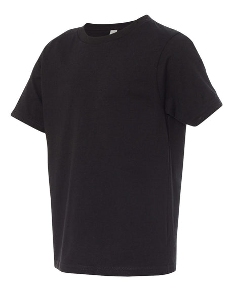 Next Level Youth Cotton Crew T-Shirt - Black