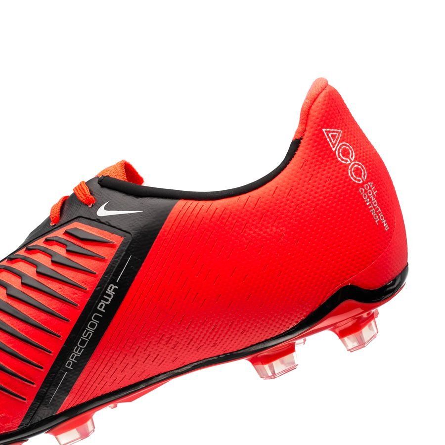 Nike Phantom Venom Elite FG Youth Soccer Cleats - Bright Crimson/Black/Crimson