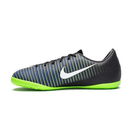Nike Jr MercurialX Vapor XI IC Indoor Soccer Shoes - Black/White/Electric Green