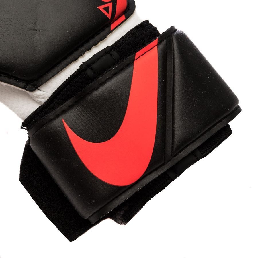 Nike Vapor Grip3  Goalkeeper Gloves White/Black/Bright Crimson