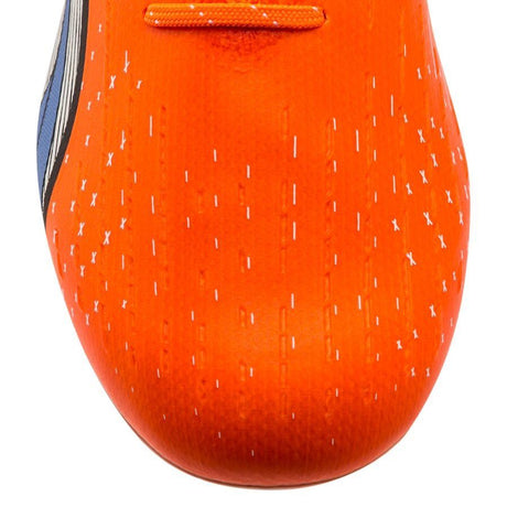PUMA Ultra Pro FG/AG Firm Ground Soccer Cleats - Ultra Orange/White/Blue Glimmer
