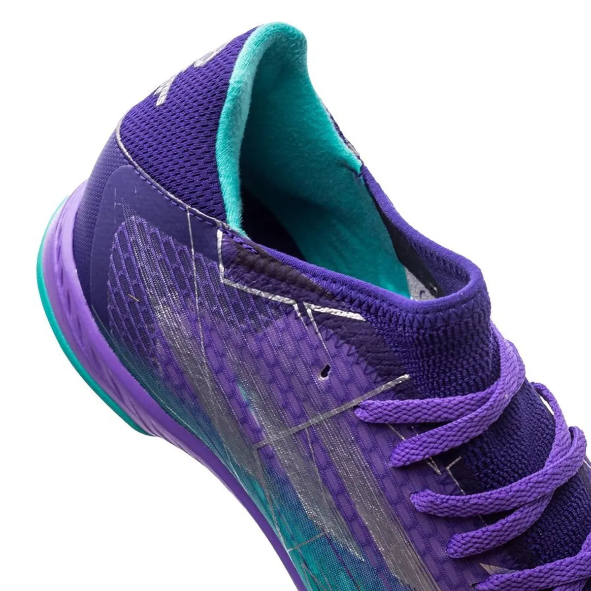 adidas X Speedflow .3 TF Morado intenso/Plata metalizado/Menta intensa