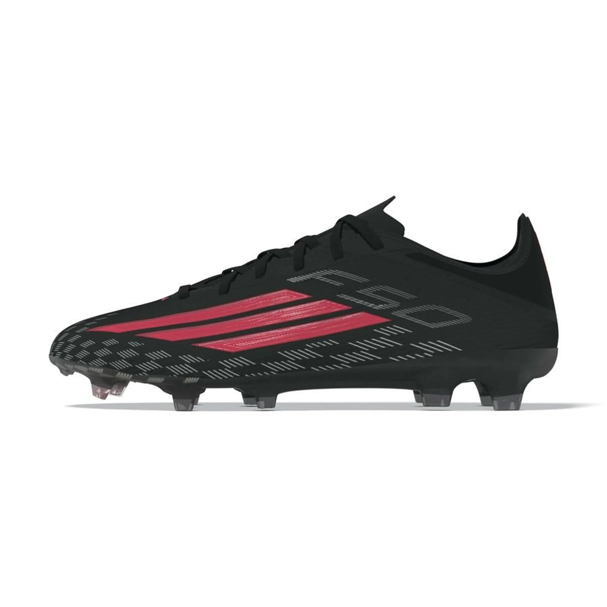 Botas de fútbol adidas F50 Pro FG de terreno firme para hombre - Negro/Rojo