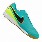 Nike Tiempo Genio Leather ICMen's Soccer Shoes - Clear jade/Volt
