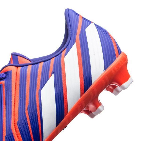 adidas Kids Predator Absolado Instinct FG Tacos de Terreno Firme - Rojo Solar/Blanco/Night Flash
