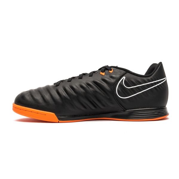 Nike LegendX 7 Academy IC Youth Soccer Shoes - Black/Orange/White