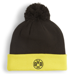 PUMA 2023-24 Borussia Dortmund Pom Beanie Black/Yellow