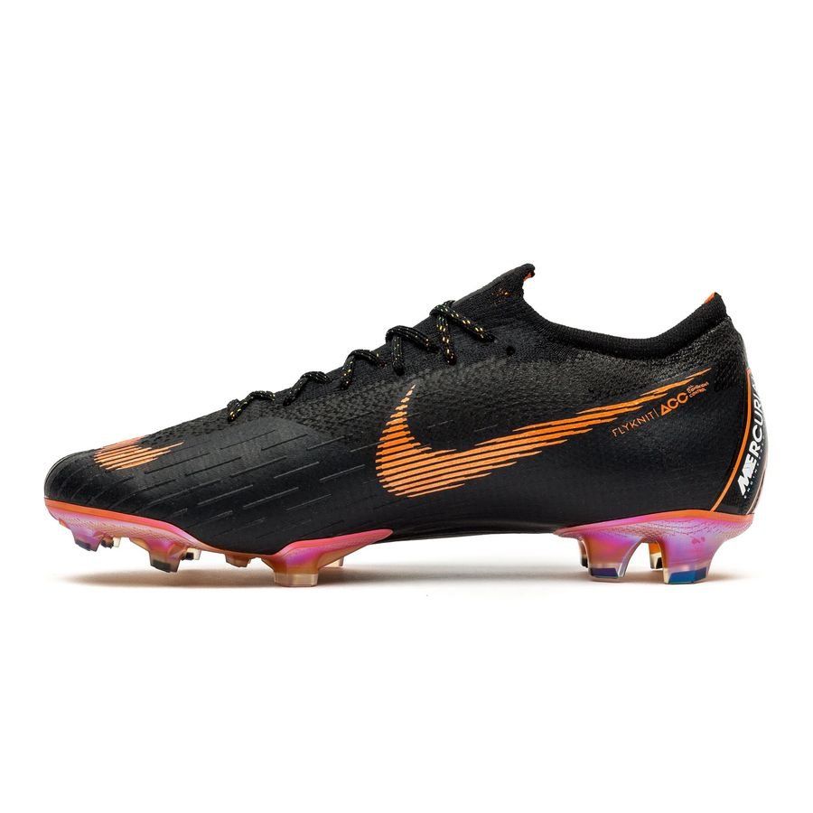 Nike Vapor 12 Elite FG Negro/Naranja