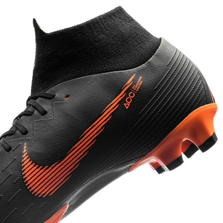 Nike Superfly 6 Pro FG Firm Ground Men's Soccer Cleats - Black/Total Orange