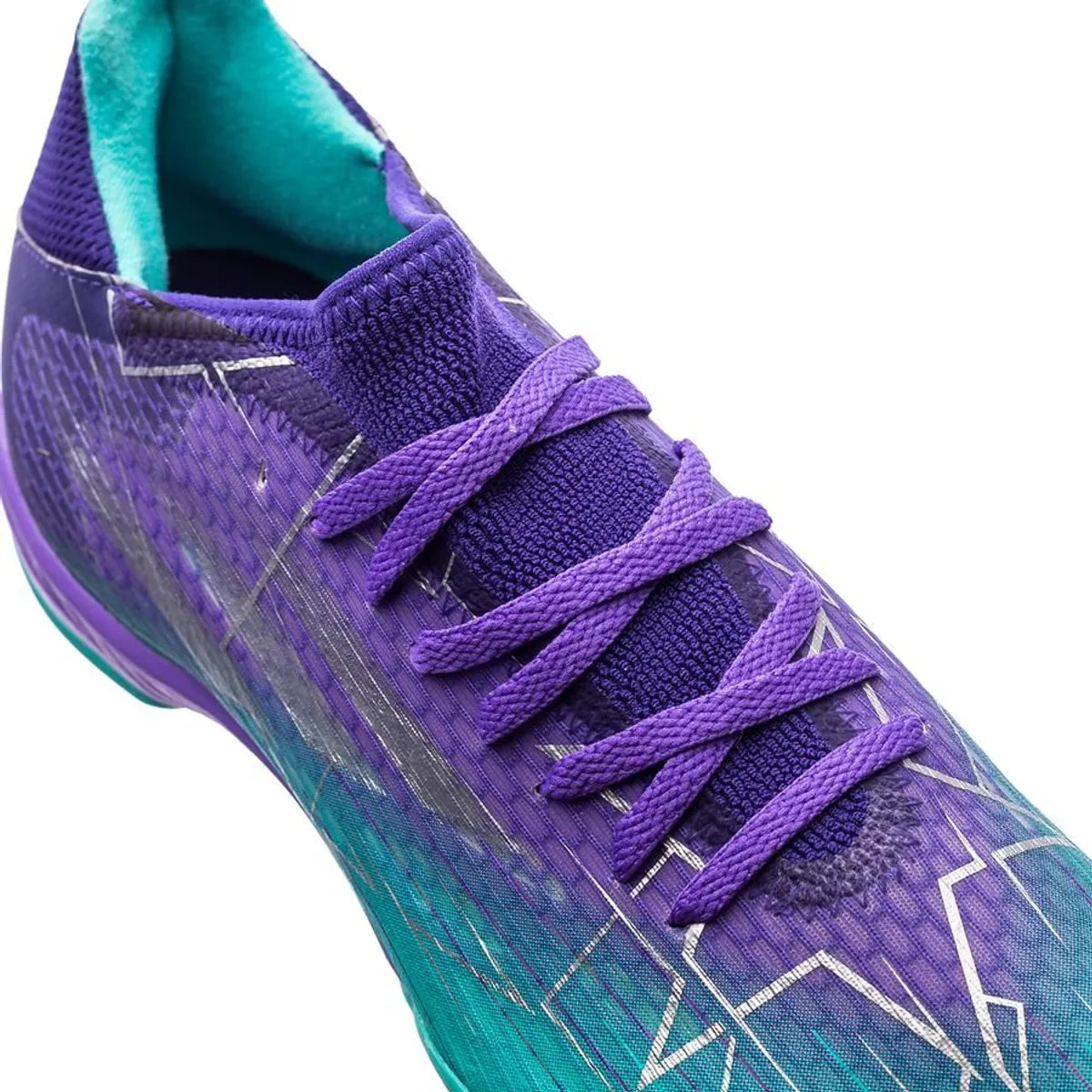 adidas X Speedflow .3 TF Morado intenso/Plata metalizado/Menta intensa