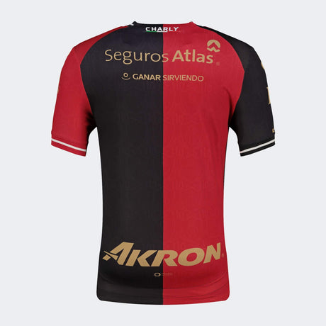 Charly Atlas Home Men's Soccer Jersey 26/27 - Red/Black