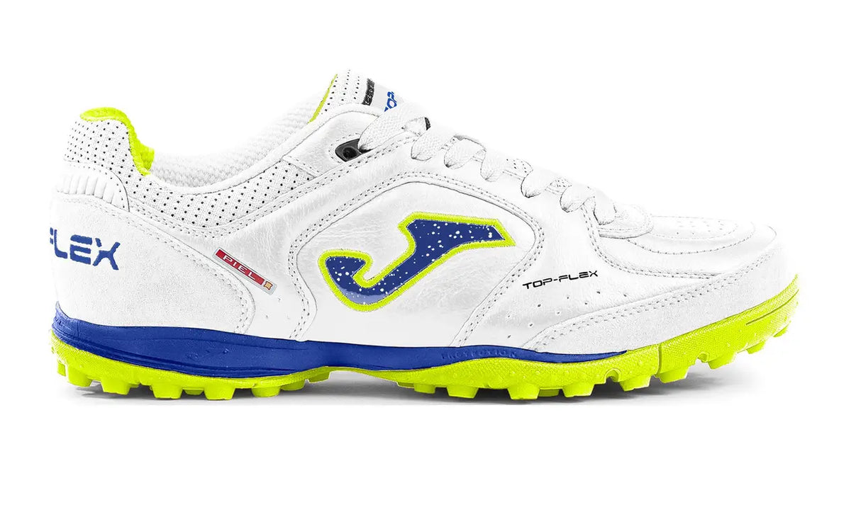 Joma Assortment Top Flex 2342 Turf Soccer Cleats - White/Royal