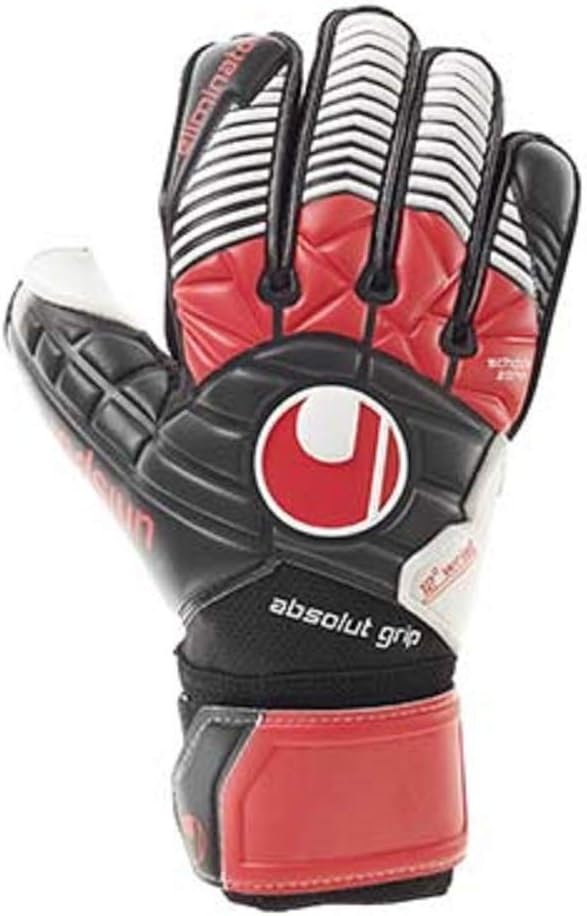 Uhlsport Eliminator Absolutgrip Goalkeeper Gloves Black/Red/White