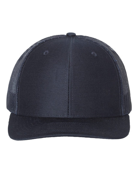 Gorra de camionero con cierre a presión, color negro, para uso activo
