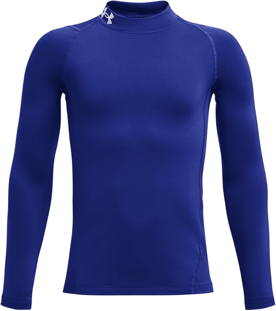 Under Armour Boys ColdGear Fitted Mock Tee
