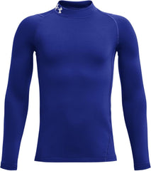 Under Armour Boys ColdGear Fitted Mock Tee