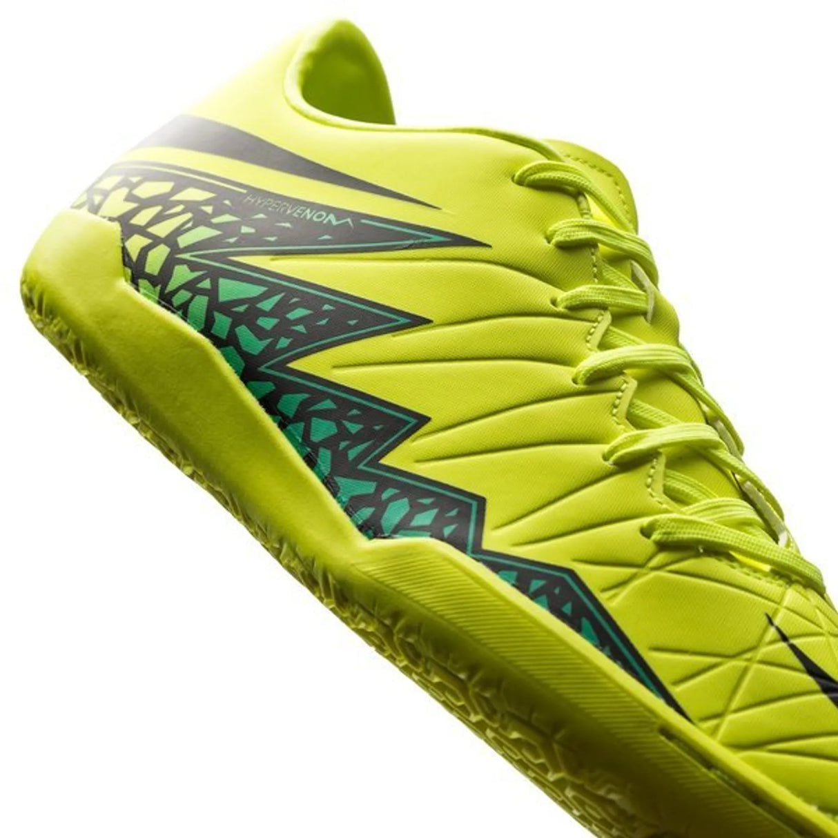 Nike HyperVenom Phelon II IC Indoor Soccer Shoes - Volt/Black/Hyper Turquoise