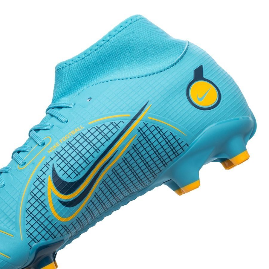 Nike Mercurial Superfly 8 Academy MG Multi-Ground Soccer Cleats Blue/Orange