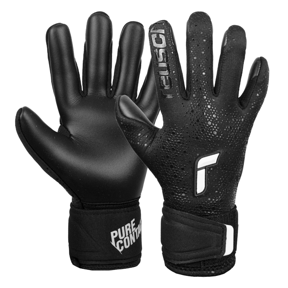 Reusch Pure Contact Fusion Junior Goalkeeper Gloves Black