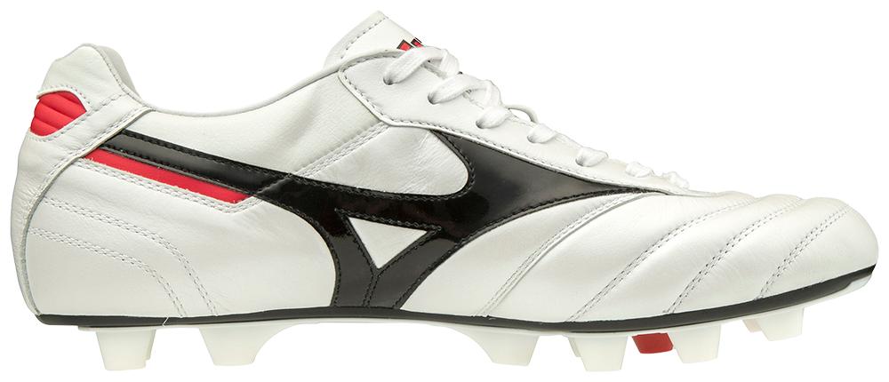 Mizuno Morelia II Made in Japan FG Firm Ground Perla/Negro/Rojo