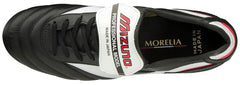 MIZUNO Morelia II Made in Japan FG - Botas de fútbol para terreno firme, color negro y blanco