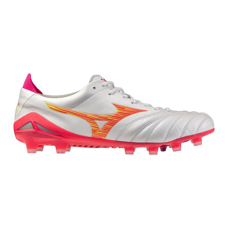 Mizuno Morelia Neo IV (MIJ) FG Men's Soccer Cleats - White/Pink