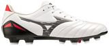 Mizuno Morelia Neo V Beta Japan FG Men's Soccer Cleats - White/Black