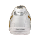 Mizuno Morelia Sala Elite IN Men's Soccer Shoes - White/Gold