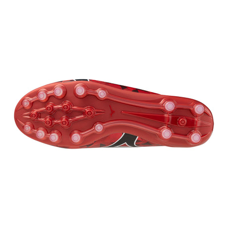 Mizuno Alpha II Select AG Artificial Grass Soccer Cleats - Red/Black