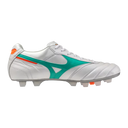 Mizuno Morelia II Japan FG Botas de fútbol para hombre - Blanco/Arcadia