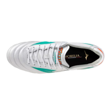 Mizuno Morelia II Japan FG Botas de fútbol para hombre - Blanco/Arcadia