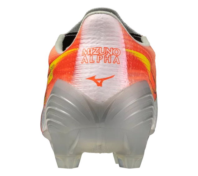 Mizuno Alpha III Japan FG Men's Soccer Cleats - White/Orange