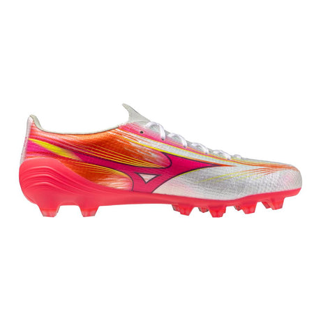 Mizuno Alpha III Elite FG Men's Soccer Cleats - White/Pink