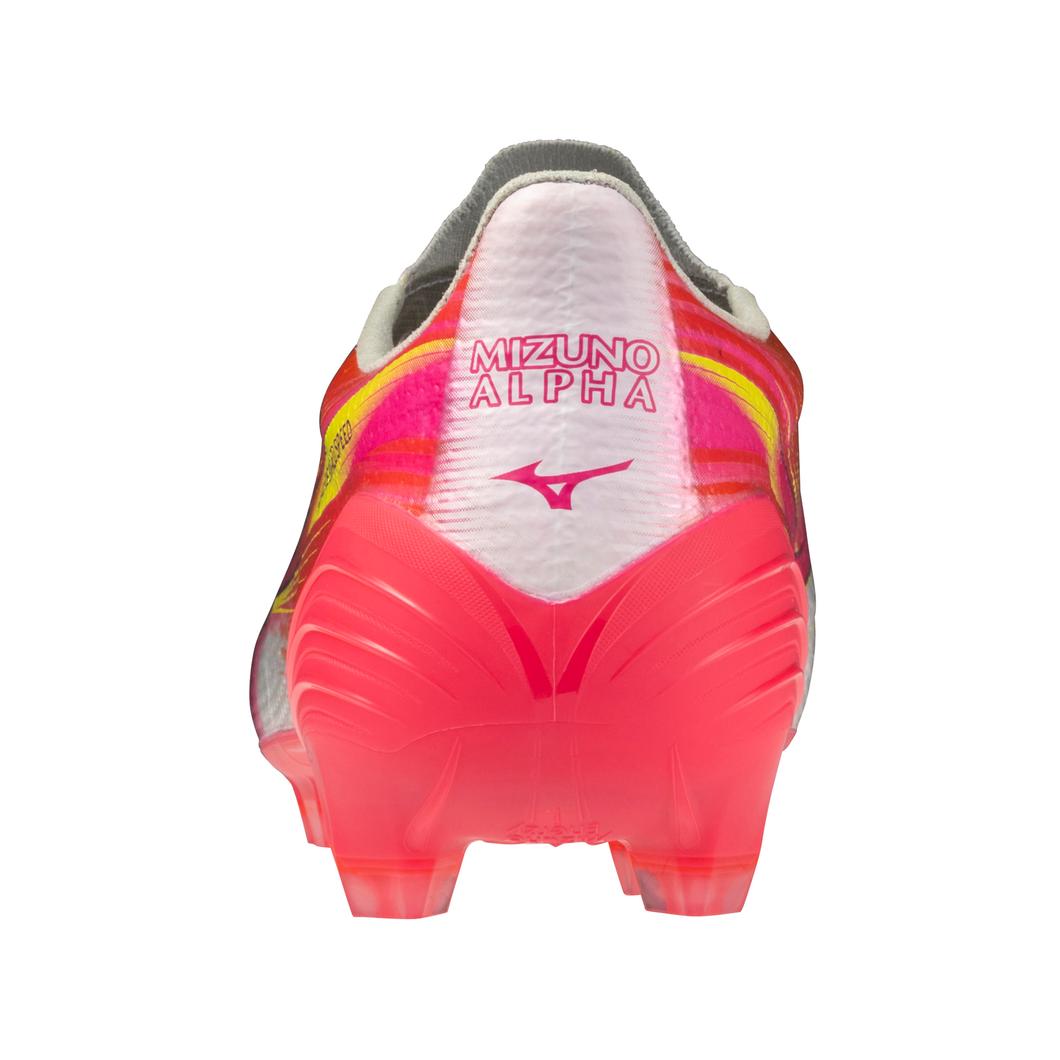 Mizuno Alpha III Elite FG Men's Soccer Cleats - White/Pink