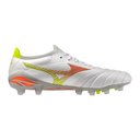 Mizuno Morelia Neo V Beta Japan FG Men's Soccer Cleats - White/Orange