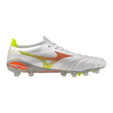 Mizuno Morelia Neo V Beta Japan FG Men's Soccer Cleats - White/Orange