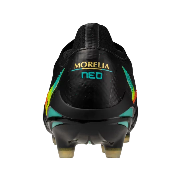 Botas de fútbol para hombre Mizuno Morelia Neo V Beta Japan FG - Negro/Naranja