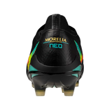 Botas de fútbol para hombre Mizuno Morelia Neo V Beta Japan FG - Negro/Naranja