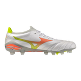 Mizuno Morelia Neo V Beta Elite FG Men's Soccer Cleats - White/Orange