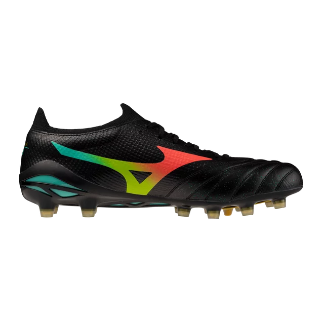 Botines de fútbol para hombre Mizuno Morelia Neo V Beta Elite FG - Negro/Naranja